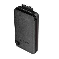   Astrum PB710 10000mAh fekete power bank 4 paneles napelemes töltéssel, 1X Type-C, 2X USB-A (2.1A), li-polymer cellákkal
