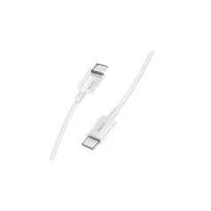   Astrum AC312 fehér Lightning (8Pin) - Type-C gyorstöltő adatkábel 20W 3A, MFI engedéllyel, 1M