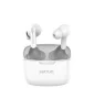 Astrum ET320 BT V5.1 sztereo TWS headset dual mikrofonnal, USB-C töltőtokkal, fehér