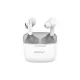 Astrum ET320 BT V5.1 sztereo TWS headset dual mikrofonnal, USB-C töltőtokkal, fehér