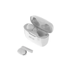   Astrum ET320 BT V5.1 sztereo TWS headset dual mikrofonnal, USB-C töltőtokkal, fehér