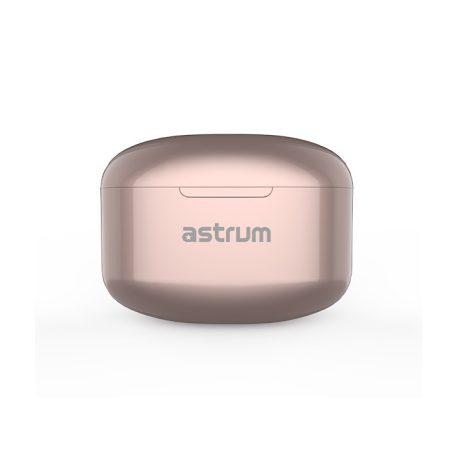 Astrum ET350 BT V5.1 sztereo TWS headset zajszűrős mikrofonnal, USB-C töltőtokkal, arany