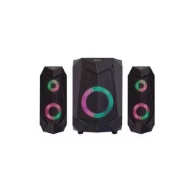   Astrum SM060 2.1 multimédia hangfal szett színes LED világítással, 3,5MM Jack/USB, Bluetooth, 30W