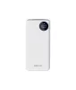 Astrum PB610 10000mAh fehér gyorstöltő PD power bank 18W, 1X QC 3.0 USB-A, 1XUSB-C, li-polymer cellákkal, LCD