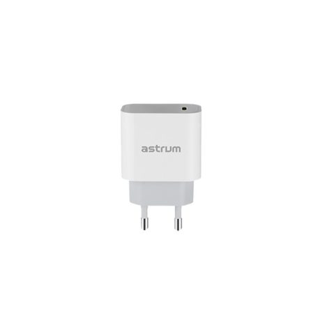 Astrum CH460 fehér gyorstöltő PD 20W töltőfej USB-C csatlakozóval
