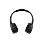 Astrum HT210 sztereó fekete bluetooth 5.0 fejhallgató beépített mikrofonnal, bőr fülpárnákkal