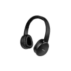 Astrum HT210 sztereó fekete bluetooth 5.0 fejhallgató beépített mikrofonnal, bőr fülpárnákkal