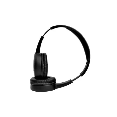 Astrum HT210 sztereó fekete bluetooth 5.0 fejhallgató beépített mikrofonnal, bőr fülpárnákkal
