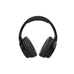   Astrum HT310 sztereó fekete bluetooth 5.0 összecsukható fejhallgató beépített FM rádióval, microSD olvasóval, mikrofonnal, bőr fülpárnákkal
