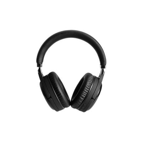 Astrum HT380 sztereó fekete bluetooth 5.0 ANC aktív zajszűrős fejhallgató beépített mikrofonnal, bőr fülpárnákkal