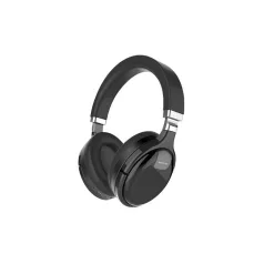   Astrum HT380 sztereó fekete bluetooth 5.0 ANC aktív zajszűrős fejhallgató beépített mikrofonnal, bőr fülpárnákkal