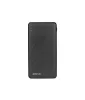 Astrum PB220 10000mAh 3D slim fekete gyorstöltő PD power bank 18W, 2X QC 3.0 USB-A, 1XUSB-C, li-polymer cellákkal, LED indikátorral