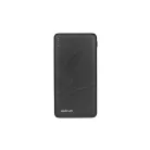 Astrum PB220 10000mAh 3D slim fekete gyorstöltő PD power bank 18W, 2X QC 3.0 USB-A, 1XUSB-C, li-polymer cellákkal, LED indikátorral