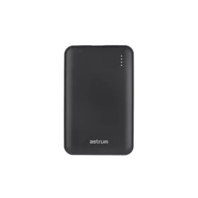   Astrum PB430 10000mAh fekete fémházas gyorstöltő PD power bank 22,5W, 1X QC 3.0 USB-A, 1XUSB-C, li-polymer cellákkal, LED indikátorral