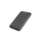 Astrum PB430 10000mAh fekete fémházas gyorstöltő PD power bank 22,5W, 1X QC 3.0 USB-A, 1XUSB-C, li-polymer cellákkal, LED indikátorral