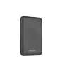 Astrum PB430 10000mAh fekete fémházas gyorstöltő PD power bank 22,5W, 1X QC 3.0 USB-A, 1XUSB-C, li-polymer cellákkal, LED indikátorral