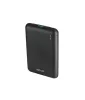 Astrum PB430 10000mAh fekete fémházas gyorstöltő PD power bank 22,5W, 1X QC 3.0 USB-A, 1XUSB-C, li-polymer cellákkal, LED indikátorral
