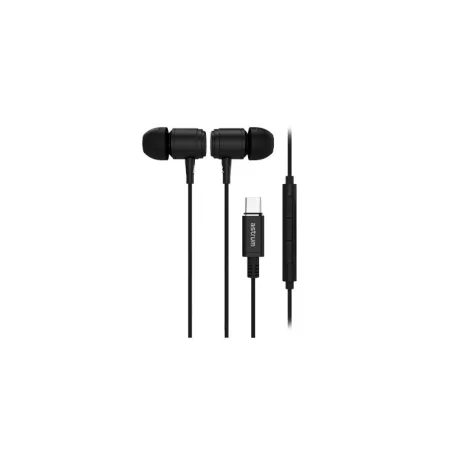 Astrum EB510 type-C sztereó fémházas prémium headset mikrofonnal, hangerőszabályozóval, fekete