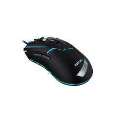   Astrum MG210 3200DPI 6D vezetékes fekete gamer optikai egér, erősített kábellel, 7 színű LED világítással