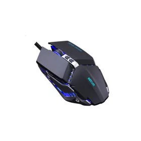   Astrum MG320 7200DPI 7D vezetékes fekete gamer optikai egér, programozható gombokkal, erősített kábellel, 7 színű LED világítással