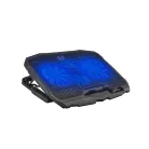 Astrum CP200 laptop hűtő led világítással, 4 ventillátorral, 15.6"/17"