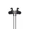 Astrum ET410 univerzális fekete BT 5.0 nyak köré fonódó mágneses sztereo IPx5 vízálló bluetooth headset mikrofonnal