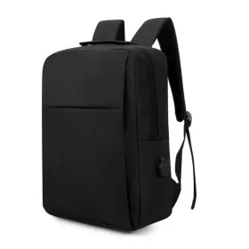   Astrum LB200 bélelt laptop hátizsák / táska 15"-ig vízhatlan Oxford PU beépített külső USB-porttal fekete