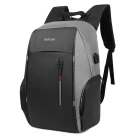   Astrum LB210 bélelt laptop hátizsák / táska 18"-ig beépített külső USB-porttal fekete