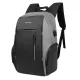 Astrum LB210 bélelt laptop hátizsák / táska 18"-ig beépített külső USB-porttal fekete