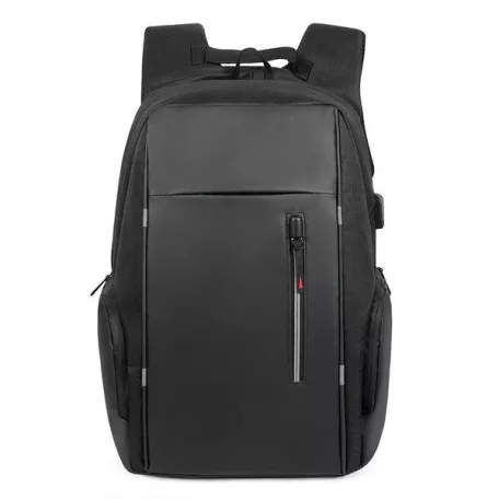Astrum LB210 bélelt laptop hátizsák / táska 18"-ig beépített külső USB-porttal fekete