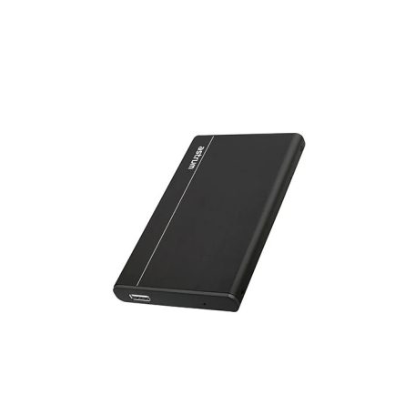 Astrum EN280 fekete 2.5" slim alumínium merevlemez (HDD/SSD) ház USB2.0 SATA-II/ SATA-III