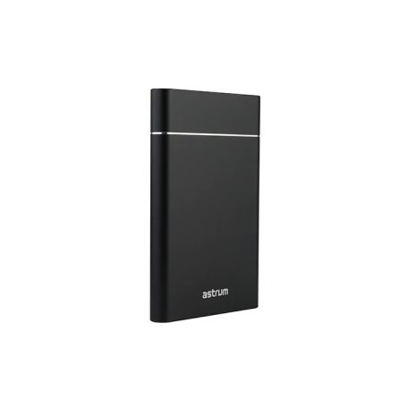 Astrum EN310 fekete 2.5" slim alumínium merevlemez (HDD/SSD) ház USB3.0 SATA-II/ SATA-III