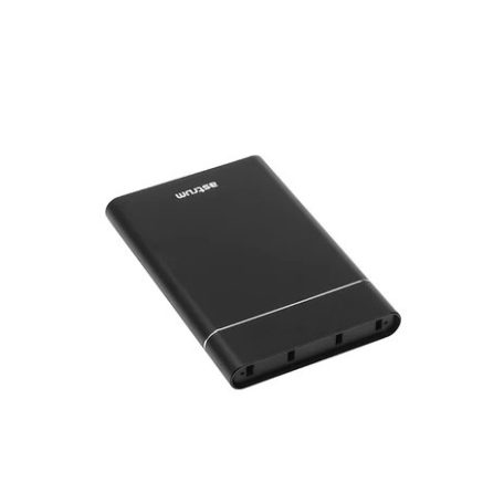 Astrum EN310 fekete 2.5" slim alumínium merevlemez (HDD/SSD) ház USB3.0 SATA-II/ SATA-III