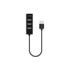Astrum USB2.0 4 port HUB fekete UH050