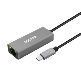   Astrum NA450 Type-C - Gigabit Ethernet LAN konverter Thunderbolt 3, 1000mbps