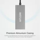 Astrum NA450 Type-C - Gigabit Ethernet LAN konverter Thunderbolt 3, 1000mbps