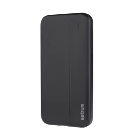   Astrum PB290 10000mAh fekete gyorstöltő ultravékony power bank 2X USB-A (2.1A), 1X Type-C, li-polymer cellákkal 12W