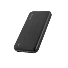   Astrum PB290 10000mAh fekete gyorstöltő ultravékony power bank 2X USB-A (2.1A), 1X Type-C, li-polymer cellákkal 12W