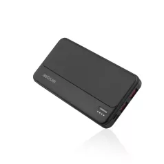   Astrum PB620 10000mAh fekete gyorstöltő PD 3.0, QC 4.0 power bank 2X USB-A (2.4A), 1X Type-C (22,5W), li-polymer cellákkal