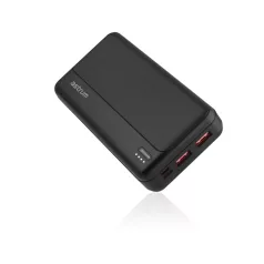   Astrum PB630 20000mAh fekete gyorstöltő PD 3.0, QC 4.0 power bank 2X USB-A (2.4A), 1X Type-C (22,5W), li-polymer cellákkal