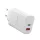 Astrum Pro Dual PD65 hálózati töltő 1X USB + 1X Type-C, 65W, PD, fehér