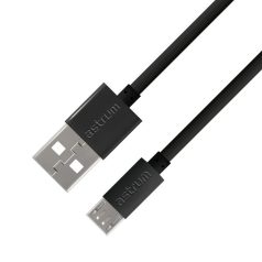   Astrum Verve UM20 USB - micro USB bliszteres adatkábel 2.0A, 1.0M fekete