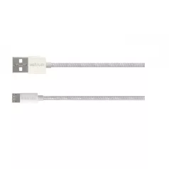   Astrum Verve UM30 USB - micro USB bliszteres erősített adatkábel 2.0A, 1.0M fehér