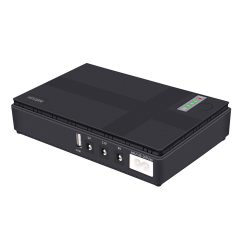   Astrum PB070 10200mAh fekete mini power bank Wifi Routerhez, modemekhez 5V/9V/12v-os kimenetekkel