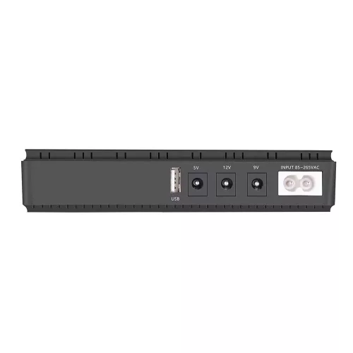 Astrum PB070 10200mAh fekete mini power bank Wifi Routerhez, modemekhez 5V/9V/12v-os kimenetekkel