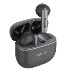   Astrum ET340 BT V5.1 sztereo TWS headset zajszűrős mikrofonnal, USB-C töltőtokkal, fekete