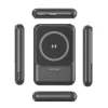 Astrum PB050 5000mAh fekete gyorstöltő power bank vezeték nélküli töltéssel, 2X Type-C (2.1A), li-polymer cellákkal