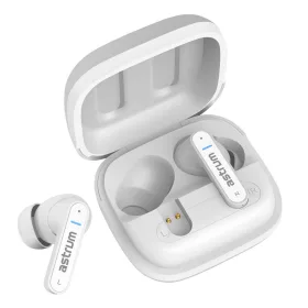   Astrum ET360 BT V5.3 sztereo TWS headset zajszűrős dual mikrofonnal, USB-C töltőtokkal, fehér