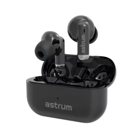   Astrum ET310 BT V5.3 sztereo TWS headset dual mikrofonnal, USB-C töltőtokkal, fekete