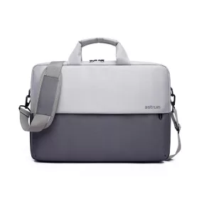   Astrum LB110 15.6" laptoptáska vízhatlan Oxford PU fekete - szürke